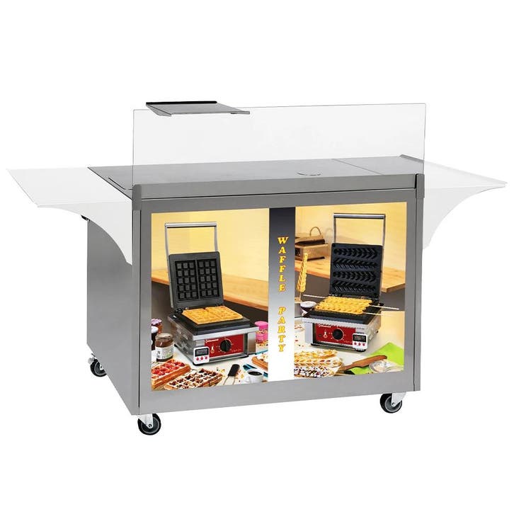 Wafelijzer Meubel | Verlicht Reclamepaneel | 0.4kW (230V) |, Articles professionnels, Horeca | Équipement de cuisine, Envoi