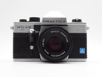 Praktica MTL 5B + 2 Obiettivi Pentacon: Auto 50mm f/1.8 e, Nieuw