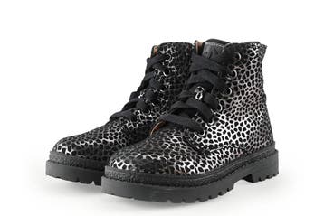 Nelson Veterboots Meisjes in maat 28 Zwart, Kinderen en Baby's, Verzenden, Jongen of Meisje, Schoenen, Zo goed als nieuw