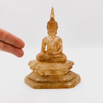 Laotiaans rotskwarts Twee Onderdelen Zeldzame Zittende