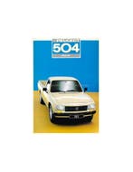 1987 PEUGEOT 504 PICK UP BROCHURE DUTCH, Ophalen of Verzenden, Nieuw