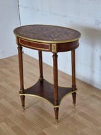 Table dappoint - Bois de hêtre mahogany, Bronze patiné
