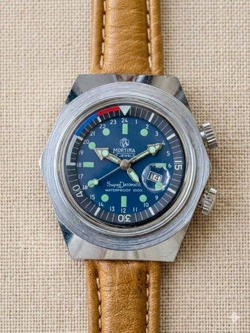 Mortima - Rare Montre de Plongée SuperDatomatic – Cadran, Nieuw