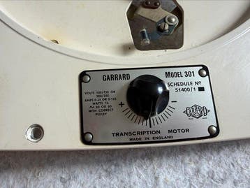 Garrard - 301 (Annexe 1, palier à graisse) - entraînement, TV, Hi-fi & Vidéo