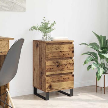 vidaXL Dressoir Oud hout Bewerkt hout, Huis en Inrichting, Kasten | Dressoirs, Verzenden, Nieuw