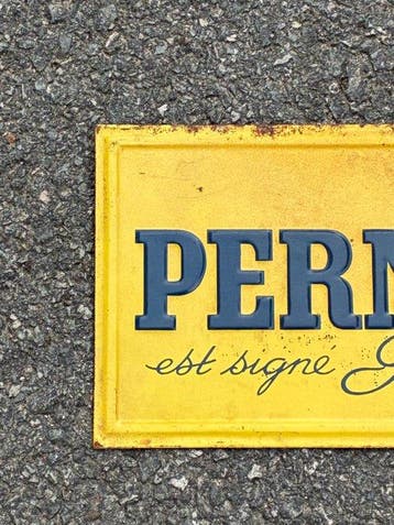 Pernod 45 - Plaque - Métal