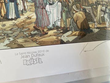 Croisades - 1 Zeefdruk - De Sinterklaas van Jean Dufaux -, Nieuw