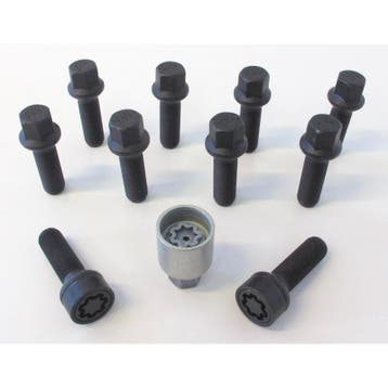H&R Wielboutenset bolkonisch R14 M14x1.50 - Lengte 47mm - Zw, Auto-onderdelen, Ophanging en Onderstel, Verzenden, Nieuw