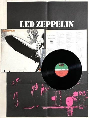 Led Zeppelin - Led Zeppelin I / With OBI & Big Poster, Nieuw in verpakking