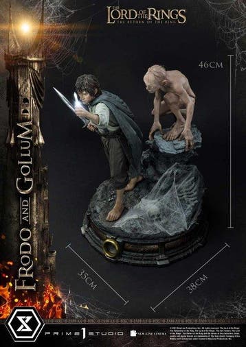 Prime 1 Studio - Beeld, Frodo and Gollum Bonus Version –