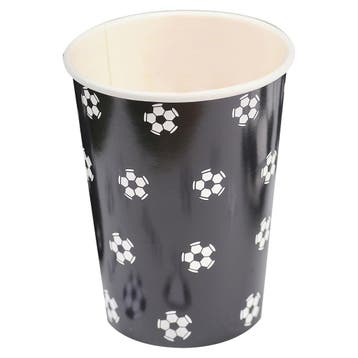 Voetbal Bekers 250ml 8st, Hobby en Vrije tijd, Verzenden, Nieuw