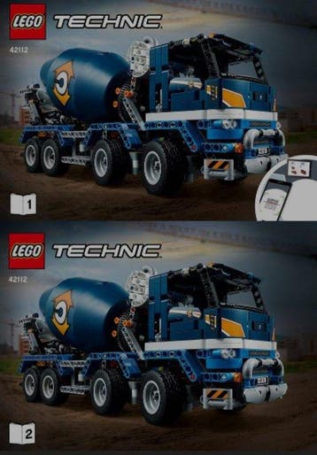 Lego Set - 42112 - Technic - Concrete Mixer Truck, Nieuw