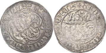 Rautengroschen ohne Jahr (1457/1464), Sachsen, Haus Wetti..., Verzenden, België