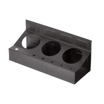 Magnetische houder zwart voor 3 spuitbussen, Ophalen of Verzenden, Nieuw