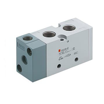 SMC 5/2 Voie En Ligne Soupape À Air Opérée G1/8 -, Verzenden
