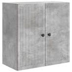 vidaXL Wandkast Betongrijs 59 x 31 x 60 cm Bewerkt hout, Verzenden, Nieuw