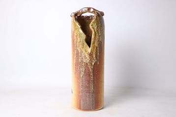 Vaas - Steengoed - Japan - Torn Rim Ash Glaze, Doos (Zonder