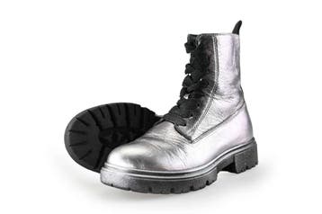 Muyters Veterboots Meisjes in maat 33 Zilver, Verzenden, Jongen of Meisje, Schoenen, Nieuw