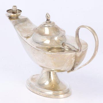 Sigaren aansteker - Lampe à huile - Argent 925