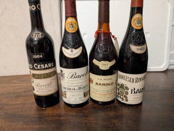 1964 Pio Cesare, 1974 M. di Barolo, 1967 La Rosa,, Collections
