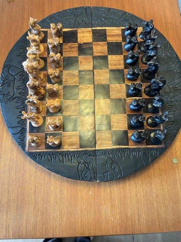Schaakspel - Hout