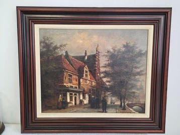 Gerard Nijland (1931) - Stadsgezicht
