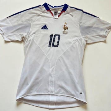 France 2003-2004 Away Shirt - Zinedine Zidane #10 - Adidas -, Nieuw