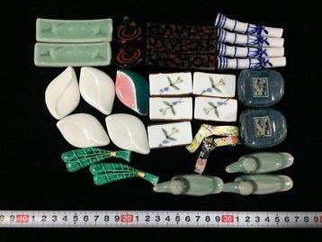 Japanese - Beeld, Collection of 30 Vintage Japanese Ceramic, Antiek en Kunst