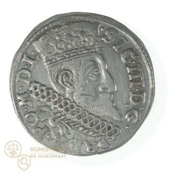 Polen. 3 Gross - Sigmund III Waza - 1598 (IF HR) (Zonder