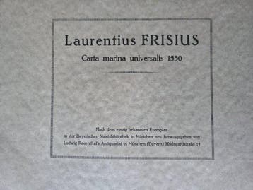Deutschland (Herausgeber aus München) - Wereldkaart (Carta