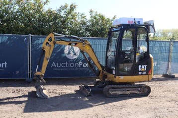 Veiling: Rupsgraafmachine Cat 301-7D Diesel 2013, Ophalen