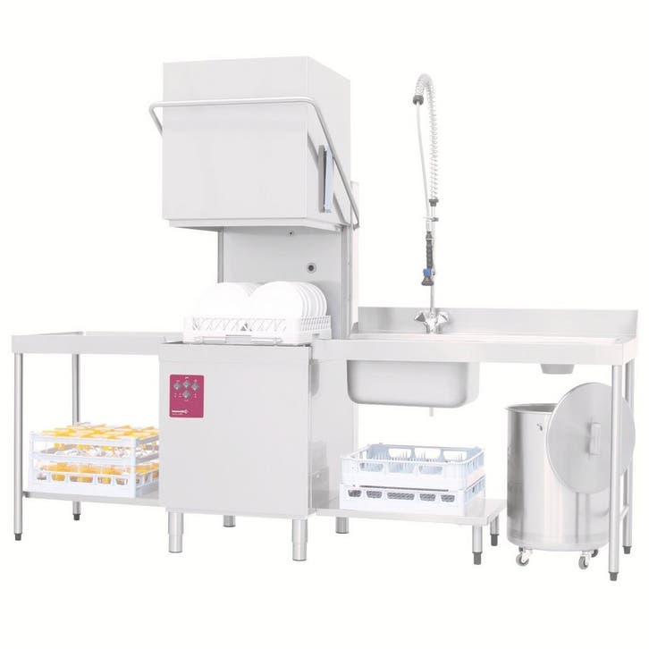 Doorschuifvaatwasser | Met Inlooptafel + Uitlooptafel +, Zakelijke goederen, Horeca | Keukenapparatuur, Nieuw in verpakking, Verzenden