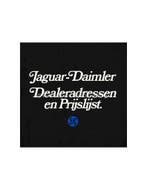 1976 JAGUAR-DAIMLER DEALERADRESSEN & PRIJSLIJST NEDERLANDS