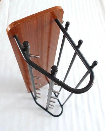 Porte-manteau - Métal, Bois - Industriel minimaliste