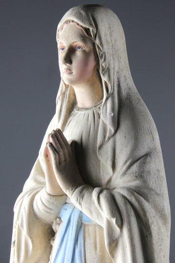 Corneille - Toulouse - Beeld, Notre Dame de Lourdes - 64 cm, Antiquités & Art