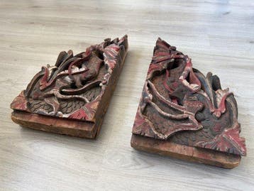 Balinese naga/tempelpanelen - Sculpture - Indonésie