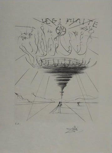 Salvador Dali (1904-1989) - Légitimité : Procès en, Antiek en Kunst