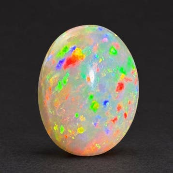 Kostbaar witte opaal-edelsteen • 2,55 ct • Ongelooflijk