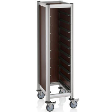 Regaalwagen | MENSA | Aluminium/Hout | 10 Etages (1/1 GN) +, Verzenden, Nieuw in verpakking