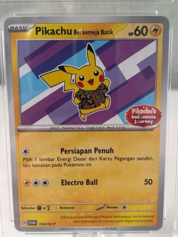 Pokémon - 1 Graded card - Pikachu 154/SV-P Promo card - CGC, Nieuw