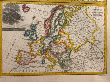 Europa - Europa; Jean-Baptiste-Joseph Chamouin - Mappa