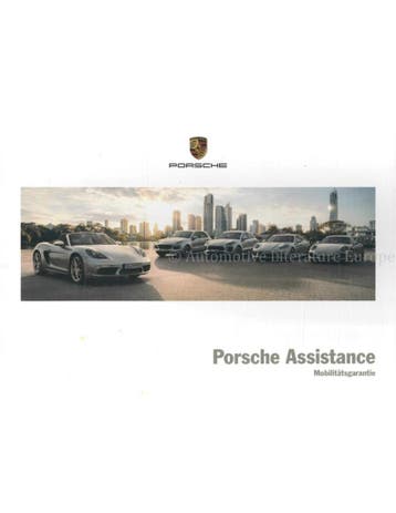 2016 PORSCHE ASSISTANCE INSTRUCTIEBOEKJE DUITS, Auto diversen, Handleidingen en Instructieboekjes