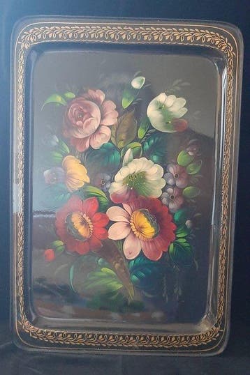 Fabbrica artistica URSS Zostovo - Dienblad - Smeedijzer