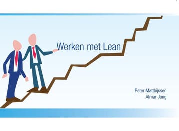 Werken met Lean 9789079240128 Almar Jong, Verzenden, Gelezen, Almar Jong