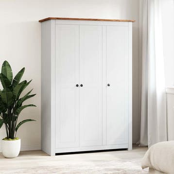 vidaXL Kledingkast Panama Range 118x50x171,5 cm grenenhout, Verzenden