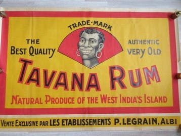 anonyme - Etablissement P.LEGRAIN à ALBI. - TAVANA RUM -