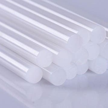 Lijmpatronen low melt 11 mm  transparant 30 cm lengte 1 kilo, Nieuw
