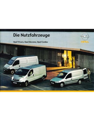 2007 OPEL PROGRAMMA BROCHURE DUITS, Nieuw