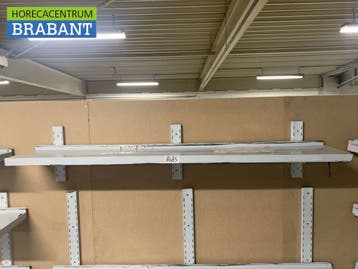 Etagère murale en acier inoxydable 180 x 30 cm Horeca, Verzenden