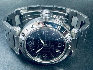 Cartier - Pasha GMT - 2550 - Heren - 1990-1999, Nieuw